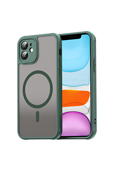 Techsuit iPhone 11 HaloFrost II MagSafe, verde