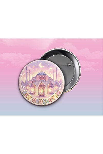 Fikart Ben Oruçluyum Rozeti - Çocuklar İçin Ramazan Motivasyon Hediyesi - 58m...