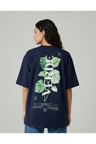 Mayer Butik Unisex Men'S/Women's Verde Colored Custom Printed Cotton Oversize...