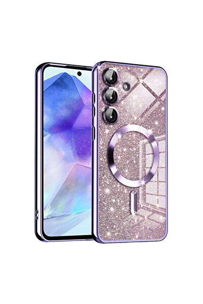 Techsuit Carcasă premium pentru Samsung Galaxy A55 5G, MagSafe Luxury Glitter...