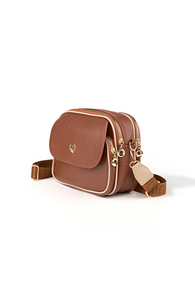 Rivina Leydi̇ Women's Crossbody Bag with Flap Closure, Zipper, and Multiple C...