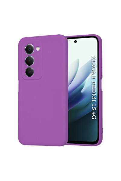 Techsuit Silicone Case for Xiaomi Redmi 15 4G SoftFlex, Purple