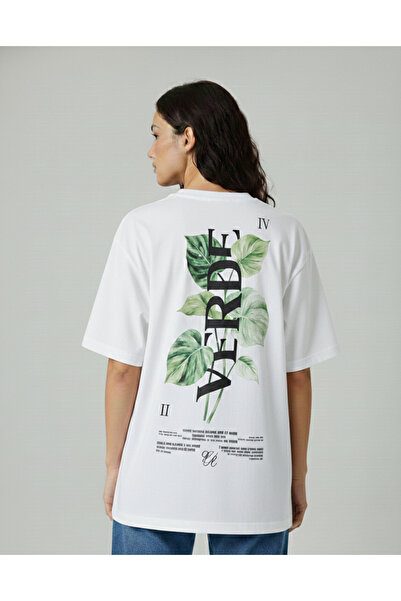 Mayer Butik Unisex Men'S/Women's Verde Colored Custom Printed Cotton Oversize...