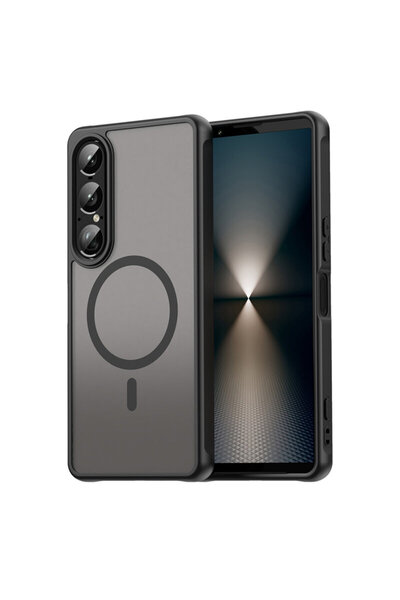 Techsuit Sony Xperia 1 VII HaloFrost II MagSafe, negru