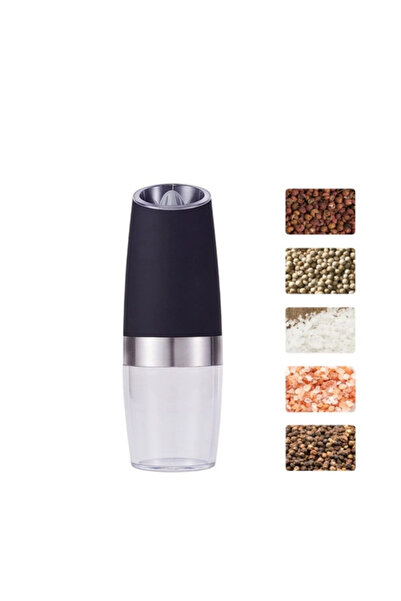 AMRIS Stainless Steel Electric Salt and Pepper Grinder with Gravity Induction...