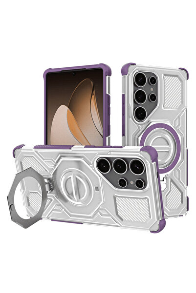 Techsuit Carcasă Samsung Galaxy S25 Ultra Carbon Shield PRO, violet