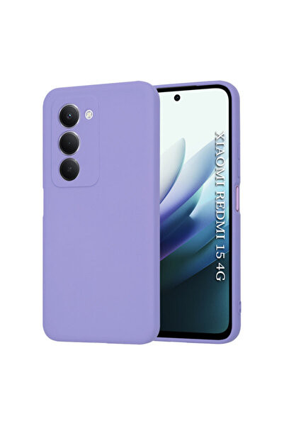 Techsuit Силиконов калъф за Xiaomi Redmi 15 4G SoftFlex, виолетов