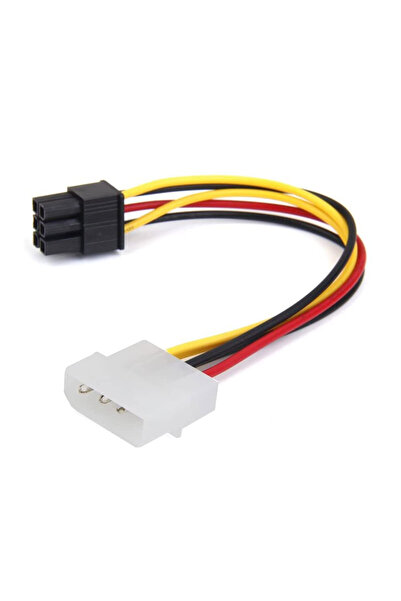 BK Teknoloji 6 Pin PCIe to 4 Pin Molex Ekran Kartı Güç Dönüştürücü Kablosu