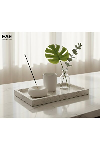 EAE DESİGN STUDİO Minimalist Yuvarlak Tütsülük - Modern Zen Dekoratif Obje