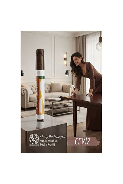 ModaCar Ceviz Renk Mobilya Rötüş Kalemi - Ahşap Çizik Giderici & Restorasyon ...