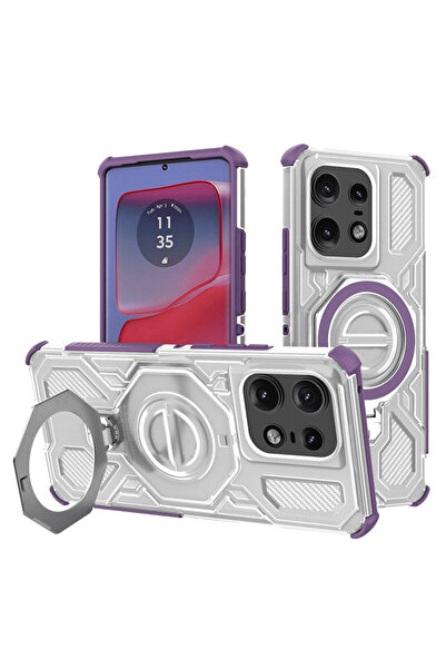 Techsuit Motorola Edge 50 Pro Carbon Shield PRO, violet