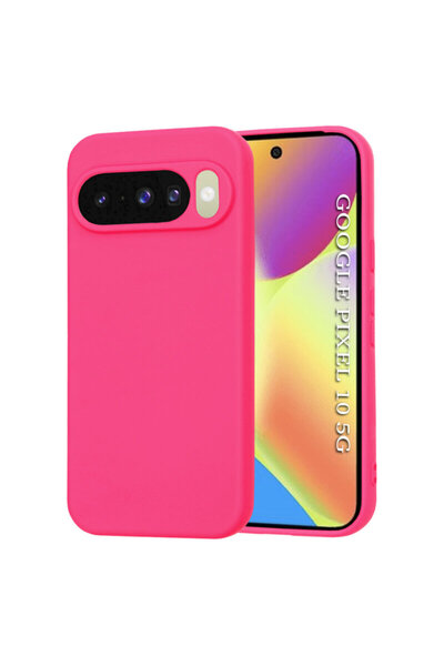 Techsuit Silicone Case for Google Pixel 10 SoftFlex, Fuchsia