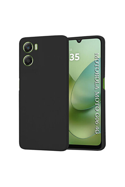 Techsuit Husă din silicon Motorola Moto G06 SoftFlex, Neagră