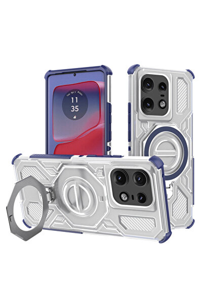 Techsuit Motorola Edge 50 Pro Carbon Shield PRO, albastră