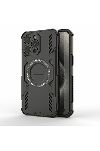 Techsuit iPhone 15 Pro ArmorMag Case, black