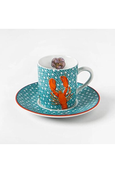 VITELLI DUBAI Lobster Porcelain Turkish Coffee Cup