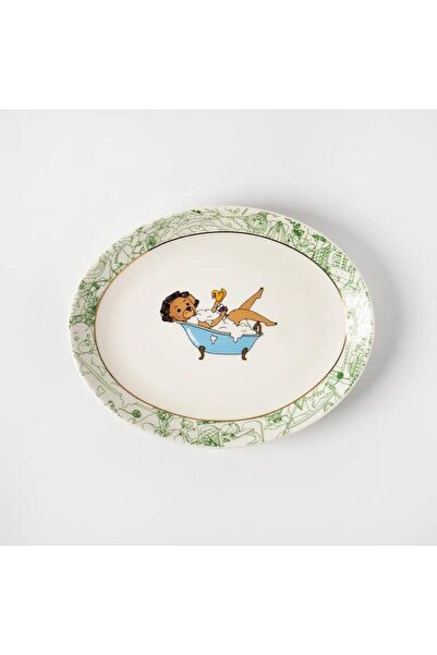 VITELLI DUBAI Istanbul Mehtap 21 Cm Porcelain Boat Plate