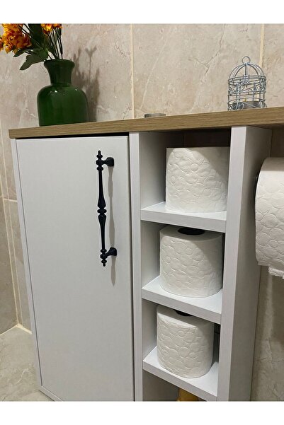 LİVRA Klozet yanı dolap beyaz