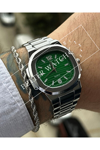 Show Time Stainless Steel Men's Wristwatch (with Bracelet as a Gift)