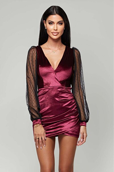 ATAF Only Love Dress Wine L