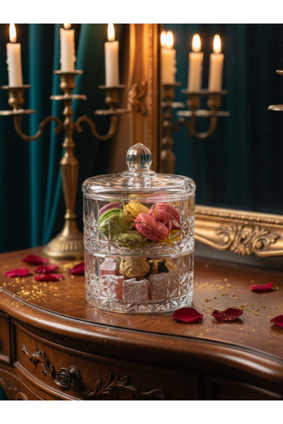 Flower Toys 2-Tier Crystal Glass Presentation Stand