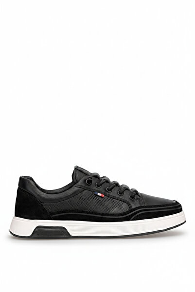 Voyager M578 Men's Genuine Leather Casual Shoes Black