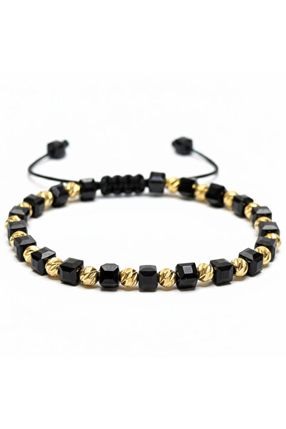 easyCTRL Adjustable Bracelet, Metal Elements, Universal Size, Black-Gold