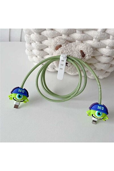 sanalikaksesuar Cable Protector Set - Compatible with All Cables 3in1 Spiral ...
