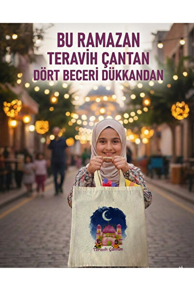 Dört Beceri Dükkân Ham Bez Teravih Çantası