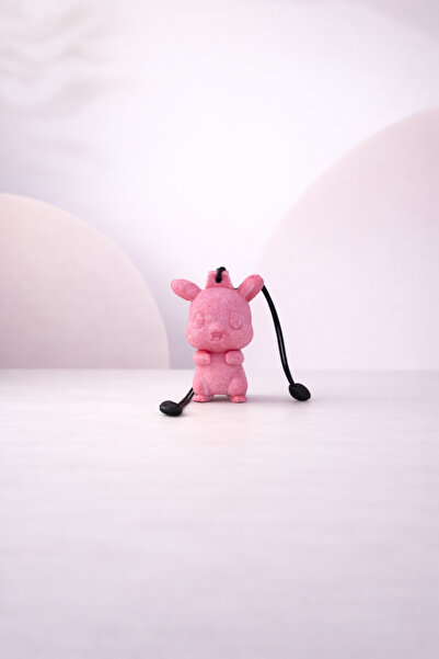 Anumonn 3D Sünger Figürlü Oto Kokusu – Zappy (Pembe) | Odun Kokusu