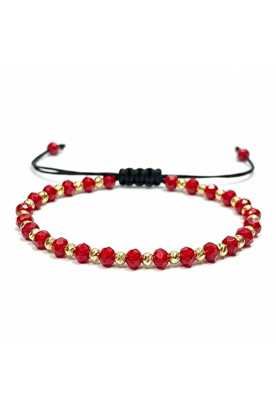 easyCTRL Adjustable Bracelet, Metal Elements, Universal Size, Red-Gold