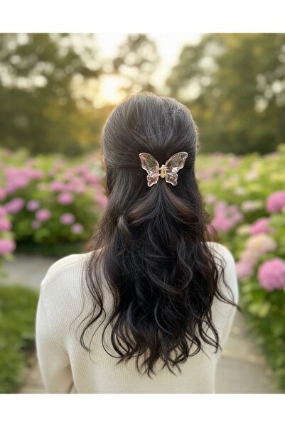 CeyShe Crystal Beige Transparent Shining Butterfly Pinterest Buckle Imported ...