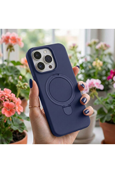 cepmoda حافظة سيليكون متوافقة مع هاتف iPhone 15 Pro Max مع حامل حلقي من Regal...