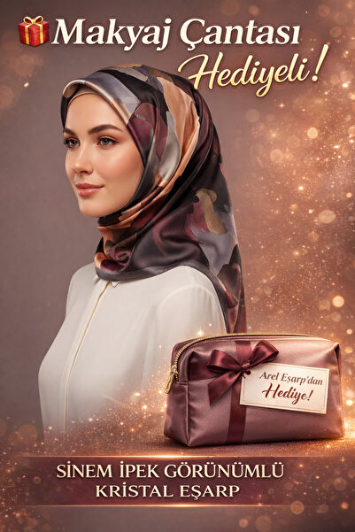 Picasso Silk-Look Crystal Gray Scarf – Twill Stylish Design 90X90