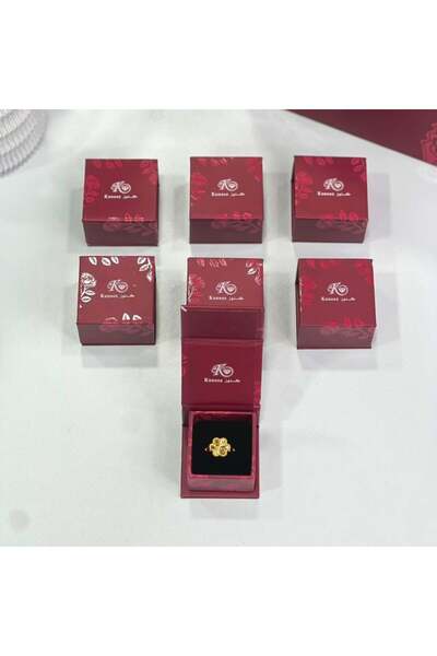 Generic توزيعات6 خواتم بديل الذهب فان كليف 6 حبات