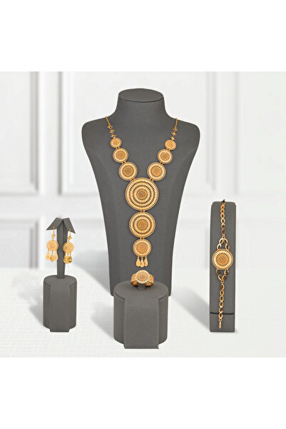 Generic طقم بديل الذهب كرسي جابر ملكي