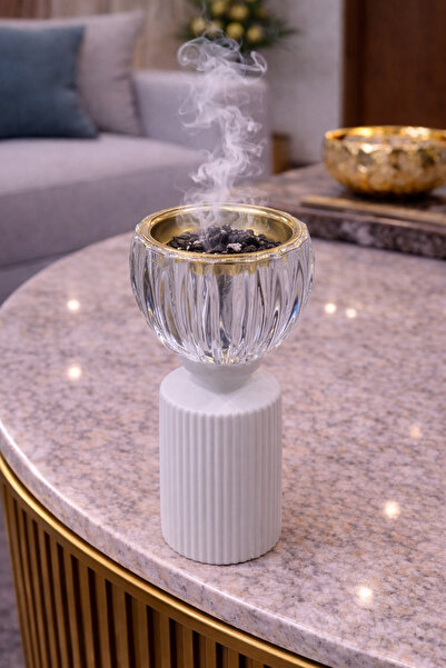 Generic A luxurious crystal incense burner – a touch of elegance that adorns ...
