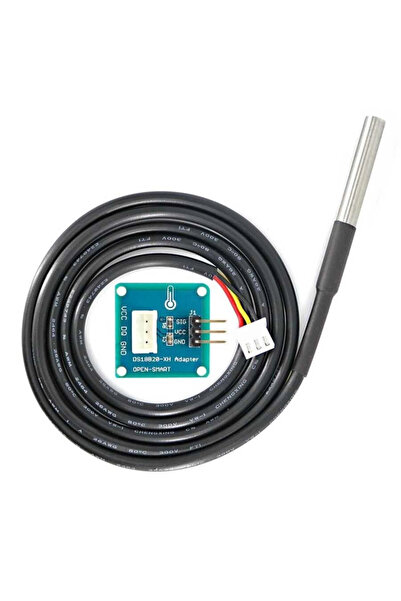 Genel Markalar Su Geçirmez DS18B20 Dijital Sıcaklık Sensörü Modülü 3-Pin
