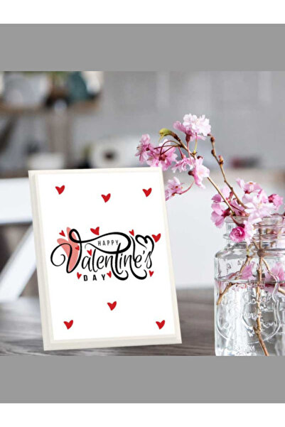 Generic A plaque with the message "Happy Valentine's Day"