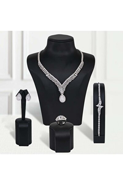 Generic طقم بديل الذهب الماس الأناقة