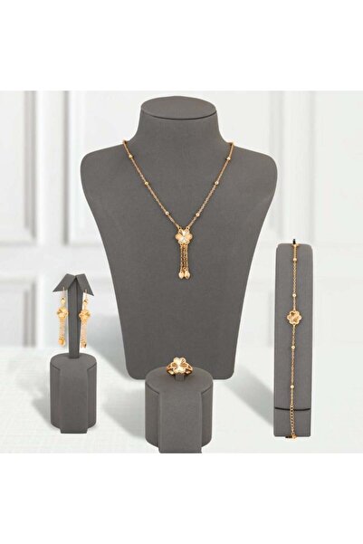 Generic طقم بديل الذهب زهرة الأنوثة لايسبب الحساسيه