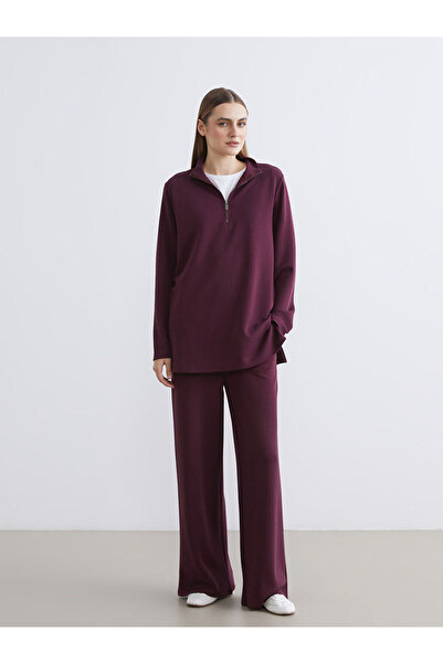 LC Waikiki Γυναικείο μπλουζάκι Özmarka Νέας Σεζόν με ριγέ γιακά και oversized...