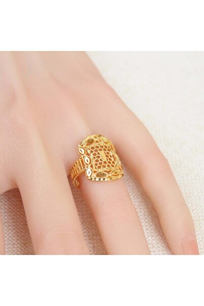 Generic خاتم بديل الذهب شبكة الأناقة لايسبب الحساسيه - مقاس يأتي الخاتم مفتوح...