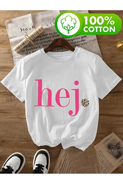 l'eivor تي شيرت نسائي قطني مطبوع بنمط هيج ليوبارد