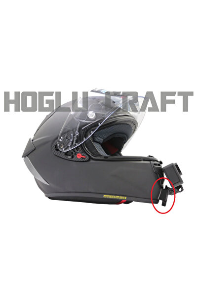 HOGLU CRAFT SHOEI X-SPR PRO X15 Aksiyon Kamera Kask Alt Çene Bağlantı Aparatı...
