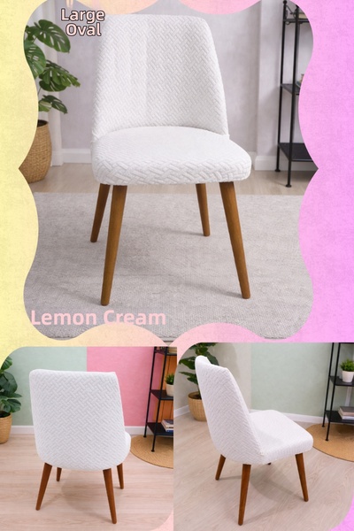 Uy Style Large Oval Chair Cover, Lycra, Flexible Oval Chair Cover with Brick ...