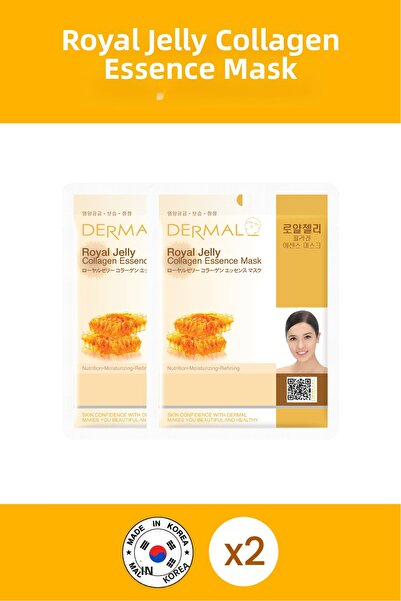Dermal Nourishing, Moisturizing, Purifying Royal Jelly Extract Collagen Mask ...