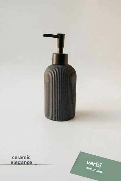Varbifırsat Modern Patterned Ceramic Soap Dispenser 180 ml