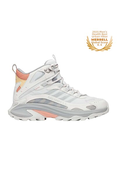 Merrell حذاء Moab Speed ​​2 Mid Gore-Tex للنساء باللون الرمادي J038824