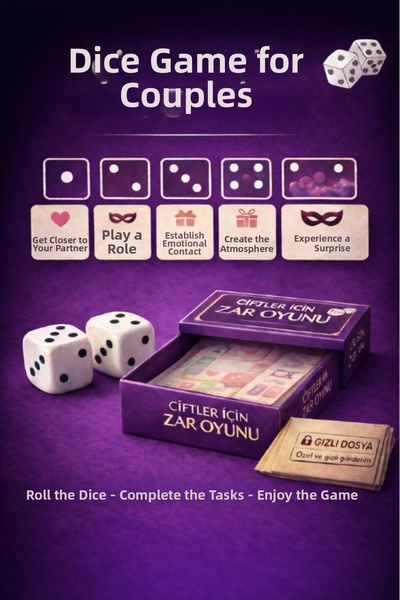 Ceniza لعبة النرد للأزواج مع مهمةين مختلفتين من حيث السمات